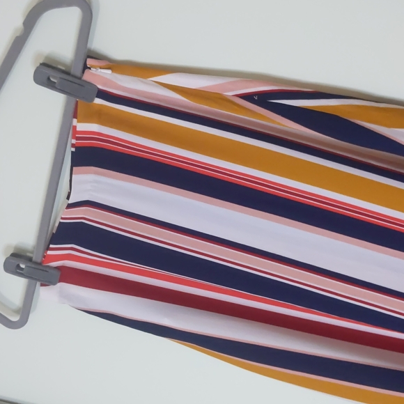 Halogen a-line striped skirt - Picture 2 of 6